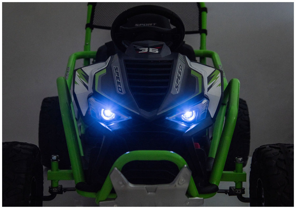 Battery Operated Vehicle DM-107 DRIFT 24V7 Silent Engine Green – view 12