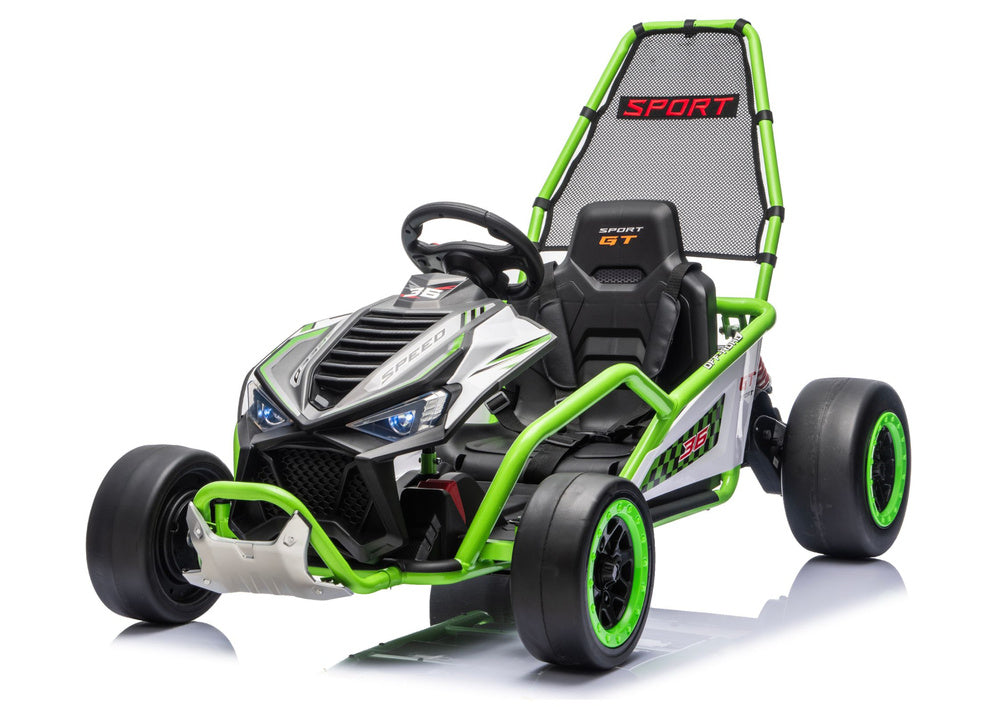 Battery Operated Vehicle DM-107 DRIFT 24V7 Silent Engine Green – view 2