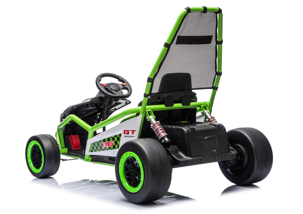 Battery Operated Vehicle DM-107 DRIFT 24V7 Silent Engine Green – view 4