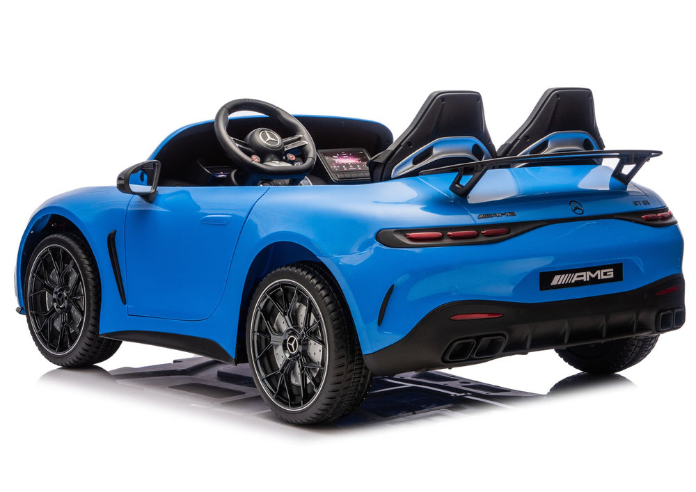 Mercedes GT63 AMG DK-GT63 24V LCD Battery-Owned Car, Painted Blue – view 7