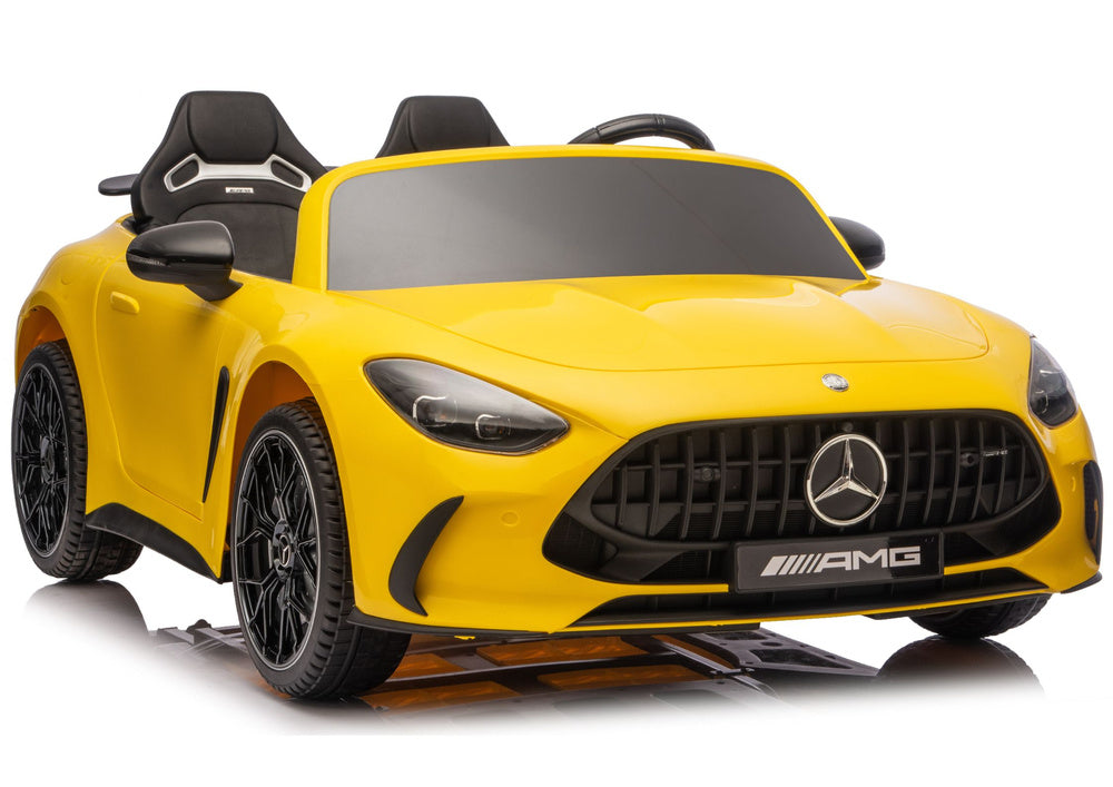 Mercedes GT63 AMG DK-GT63 24V LCD Battery-Powered Car, Yellow – Electric Ride-On