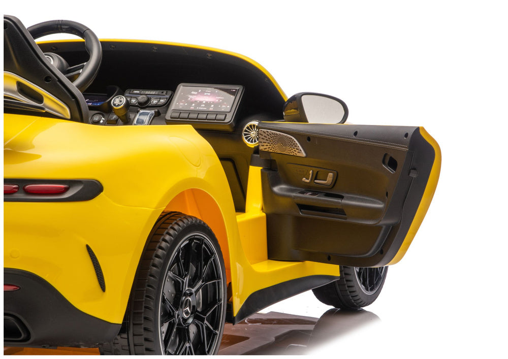 Mercedes GT63 AMG DK-GT63 24V LCD Battery-Powered Car, Yellow – view 10