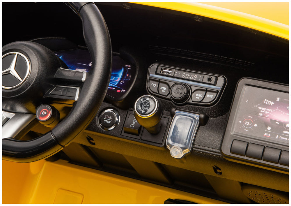 Mercedes GT63 AMG DK-GT63 24V LCD Battery-Powered Car, Yellow – view 13