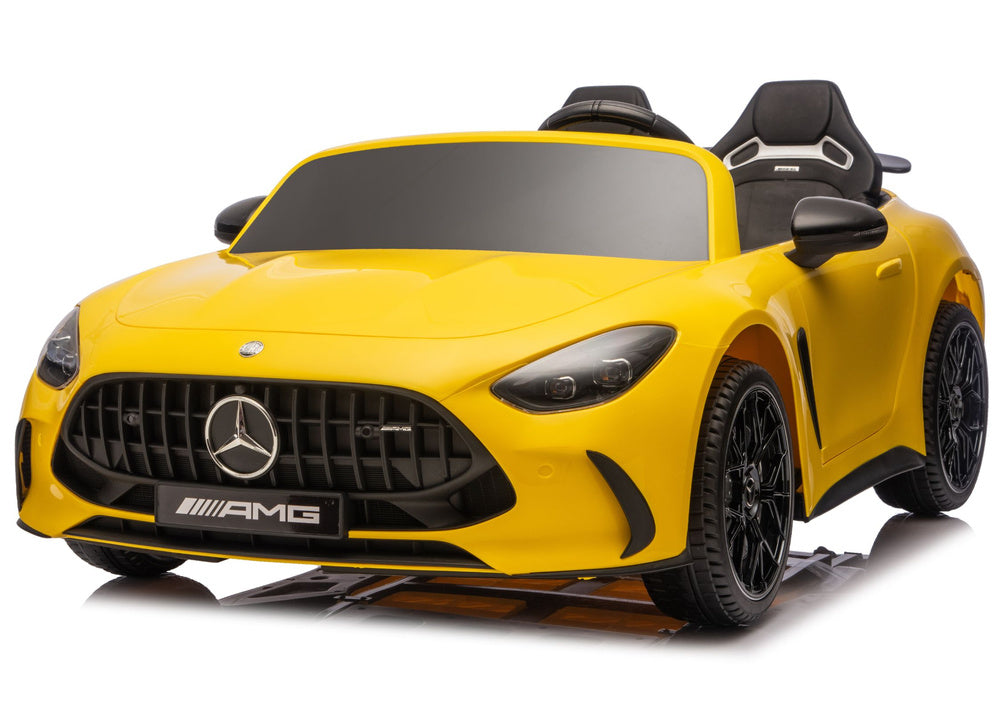 Mercedes GT63 AMG DK-GT63 24V LCD Battery-Powered Car, Yellow – view 2