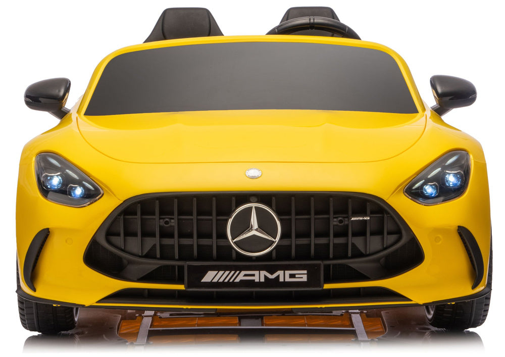 Mercedes GT63 AMG DK-GT63 24V LCD Battery-Powered Car, Yellow – view 3