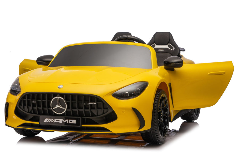Mercedes GT63 AMG DK-GT63 24V LCD Battery-Powered Car, Yellow – view 5