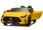 Mercedes GT63 AMG DK-GT63 24V LCD Battery-Powered Car, Yellow – view 5