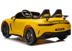 Mercedes GT63 AMG DK-GT63 24V LCD Battery-Powered Car, Yellow – view 7