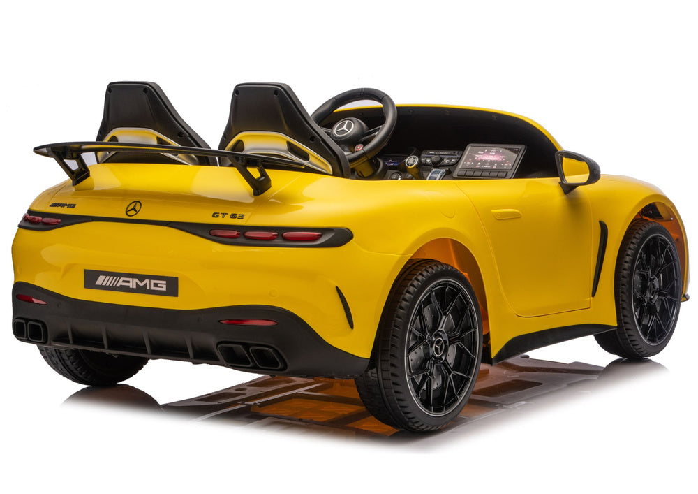 Mercedes GT63 AMG DK-GT63 24V LCD Battery-Powered Car, Yellow – view 9