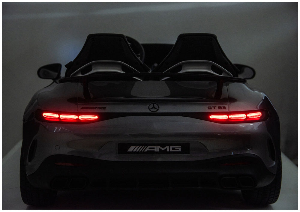 Mercedes GT63 AMG DK-GT63 24V LCD Electric Ride-On Car, Gray Painted – view 14