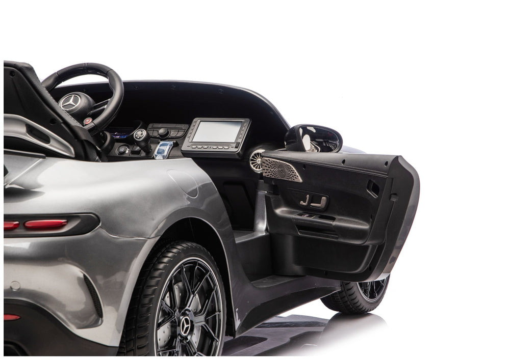 Mercedes GT63 AMG DK-GT63 24V LCD Electric Ride-On Car, Gray Painted – view 9