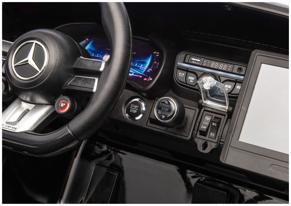 Mercedes GT63 AMG DK-GT63 24V LCD Battery-Operated Car with Silent Engine Black – view 11