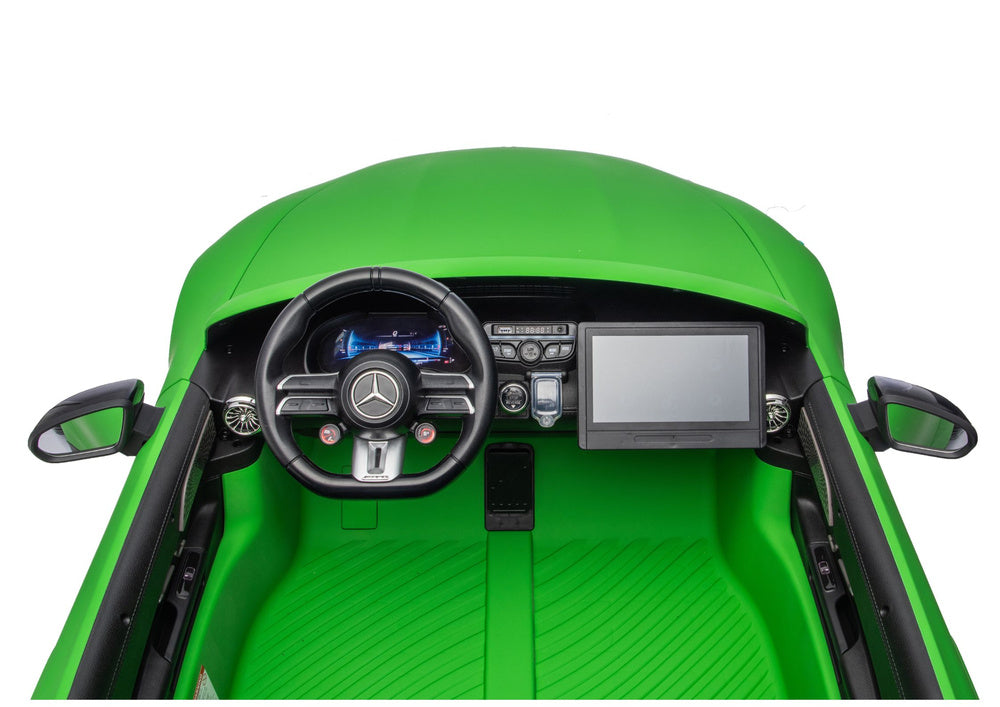 Mercedes GT63 AMG DK-GT63 24V Quiet Matte Green Engine Battery Car – view 10