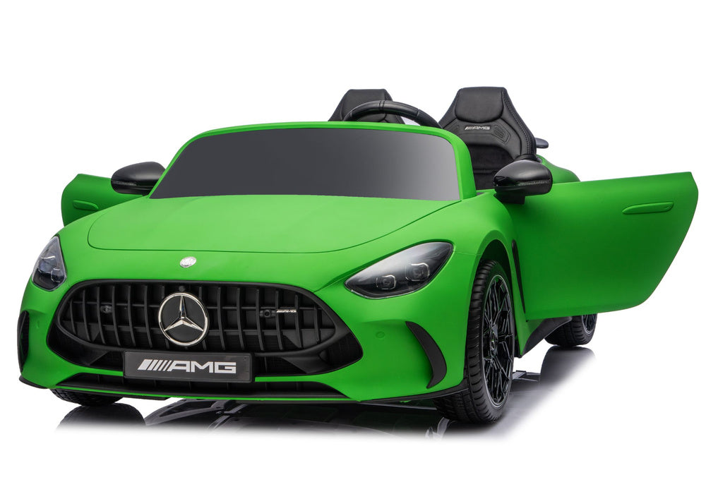 Mercedes GT63 AMG DK-GT63 24V Quiet Matte Green Engine Battery Car – view 4