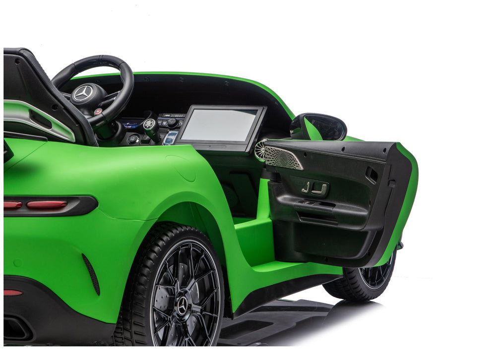 Mercedes GT63 AMG DK-GT63 24V Quiet Matte Green Engine Battery Car – view 9