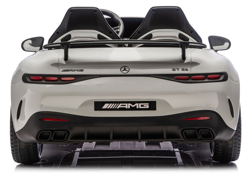 Mercedes GT63 AMG DK-GT63 24V LCD Battery-Powered Car, Light Gray – view 11