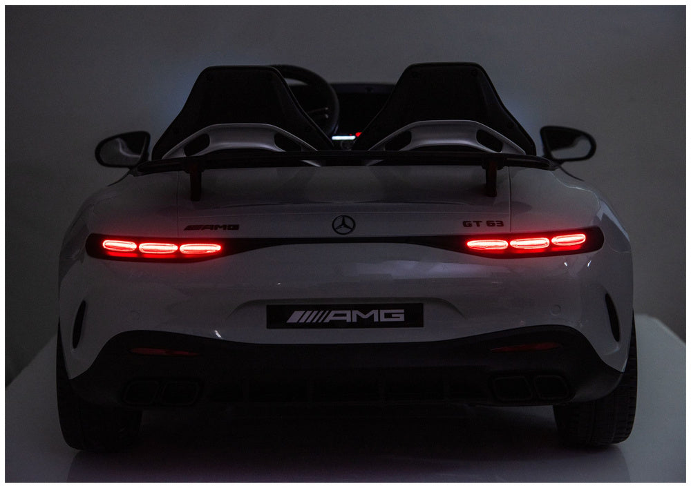 Mercedes GT63 AMG DK-GT63 24V LCD Battery-Powered Car, Light Gray – view 14