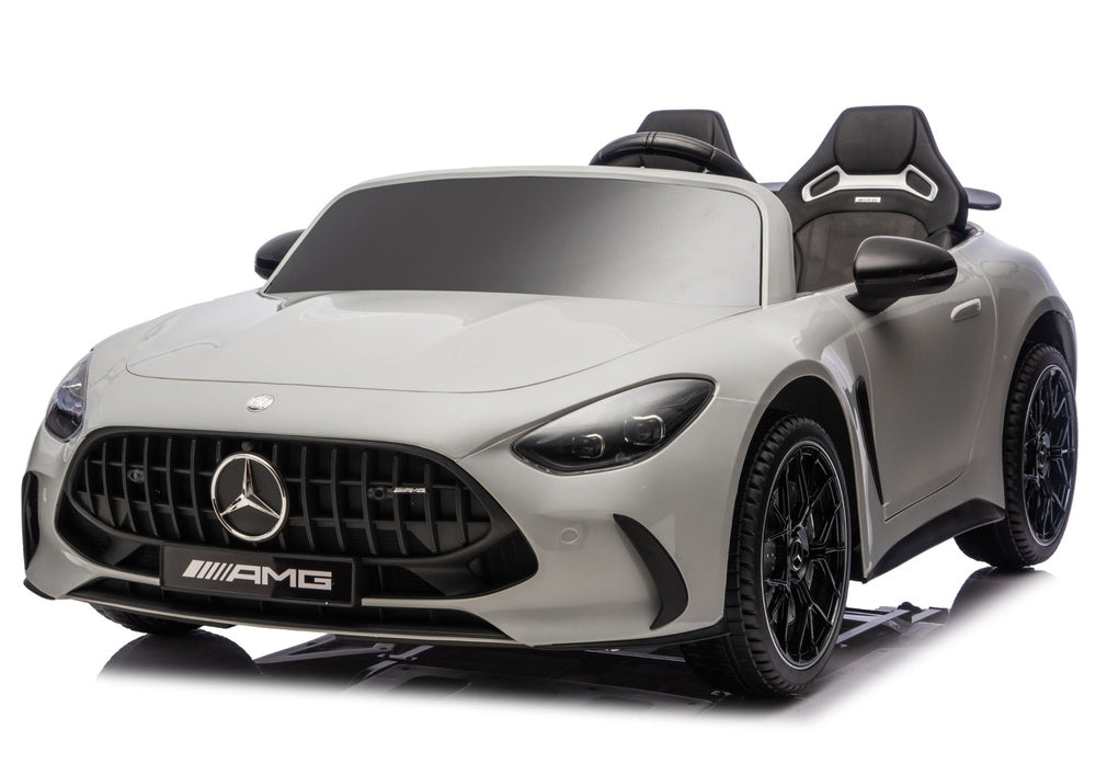 Mercedes GT63 AMG DK-GT63 24V LCD Battery-Powered Car, Light Gray – view 2