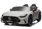 Mercedes GT63 AMG DK-GT63 24V LCD Battery-Powered Car, Light Gray – view 2