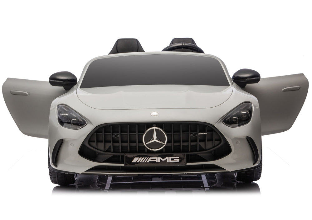 Mercedes GT63 AMG DK-GT63 24V LCD Battery-Powered Car, Light Gray – view 4