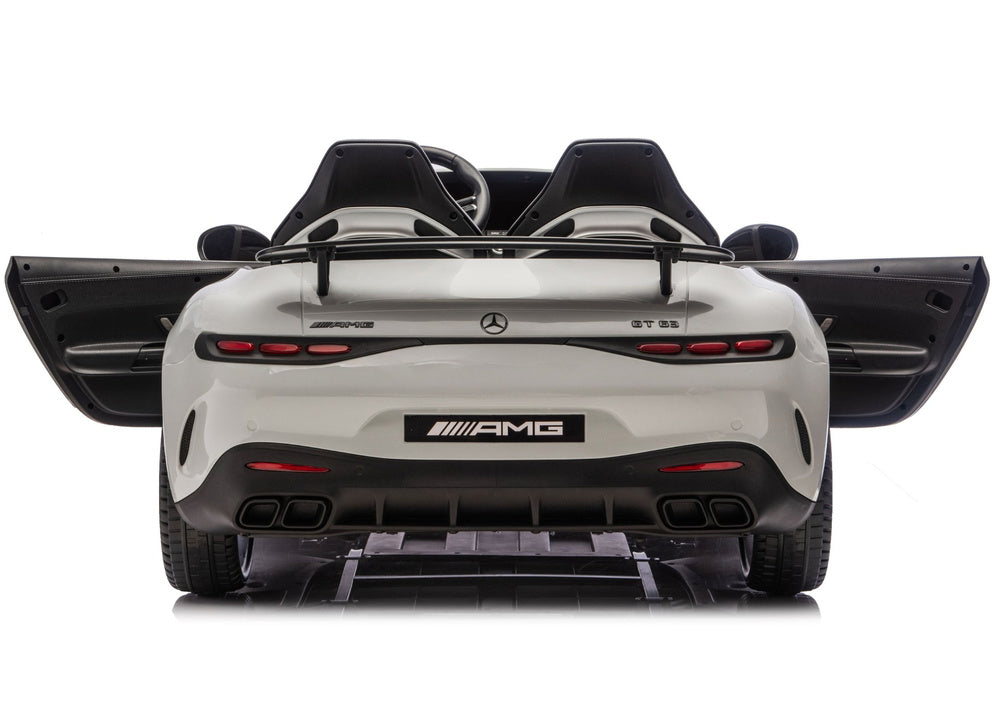 Mercedes GT63 AMG DK-GT63 24V LCD Battery-Powered Car, Light Gray – view 6