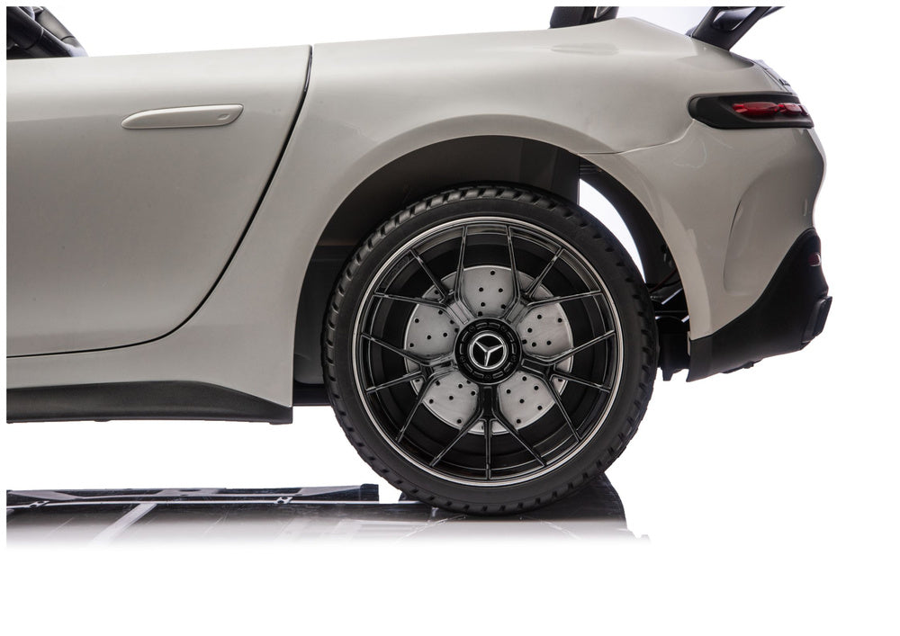 Mercedes GT63 AMG DK-GT63 24V LCD Battery-Powered Car, Light Gray – view 8