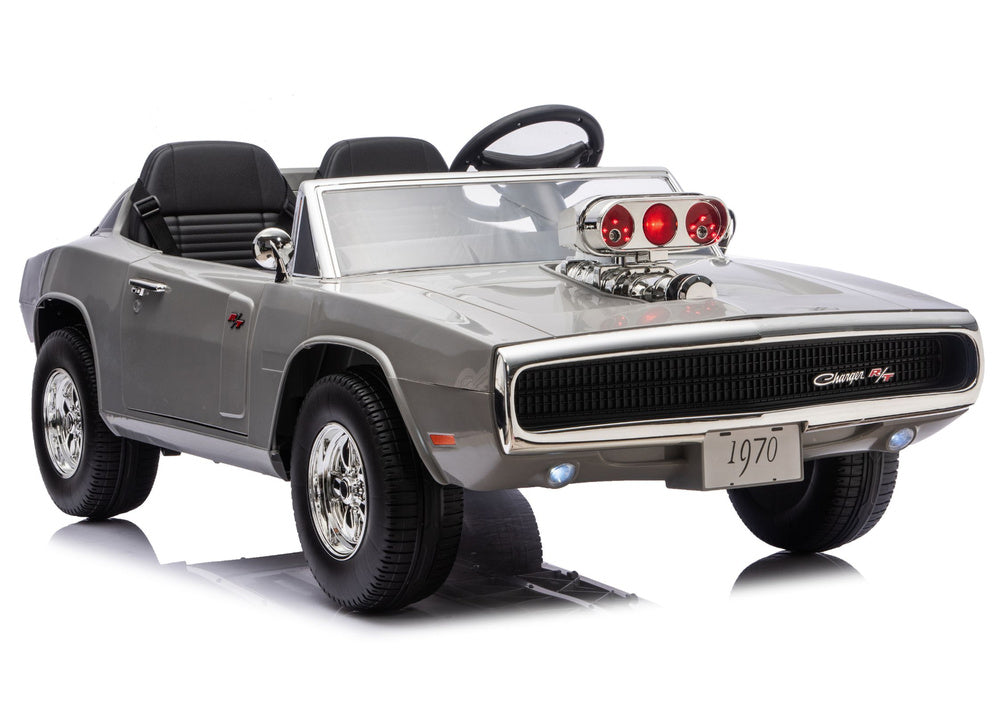 Dodge Charger R/T DLS-K12 24V7Ah Gray Battery Car – Electric Ride-On