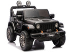 Jeep Rubicon 4x4 DK-JWR556 4x200W 24V Black Battery-Operated Vehicle – Electric Ride-On