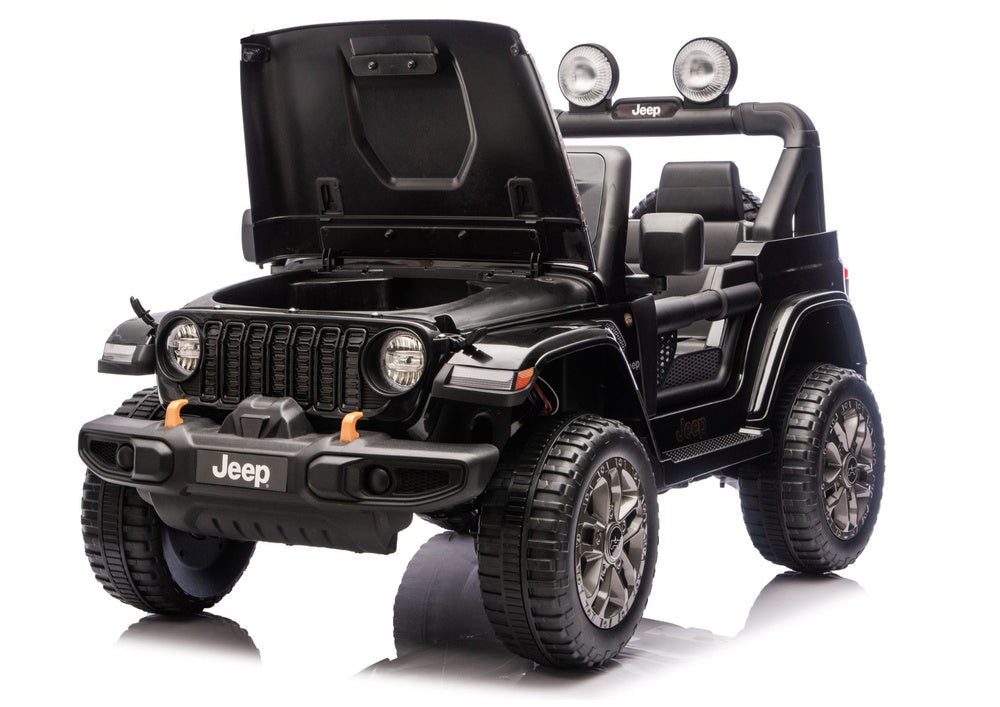 Jeep Rubicon 4x4 DK-JWR556 4x200W 24V Black Battery-Operated Vehicle – view 9