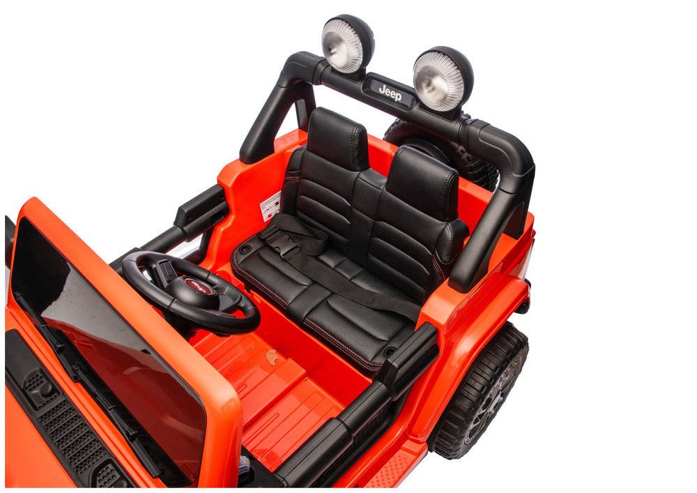 Jeep Rubicon 4x4 Battery-Powered Vehicle DK-JWR556 4x200W 24V Orange – view 12