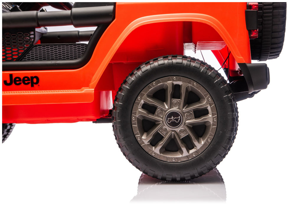 Jeep Rubicon 4x4 Battery-Powered Vehicle DK-JWR556 4x200W 24V Orange – view 13