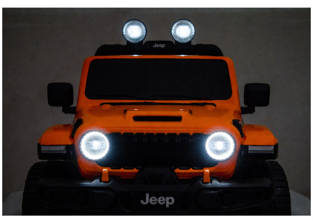 Jeep Rubicon 4x4 Battery-Powered Vehicle DK-JWR556 4x200W 24V Orange – view 16