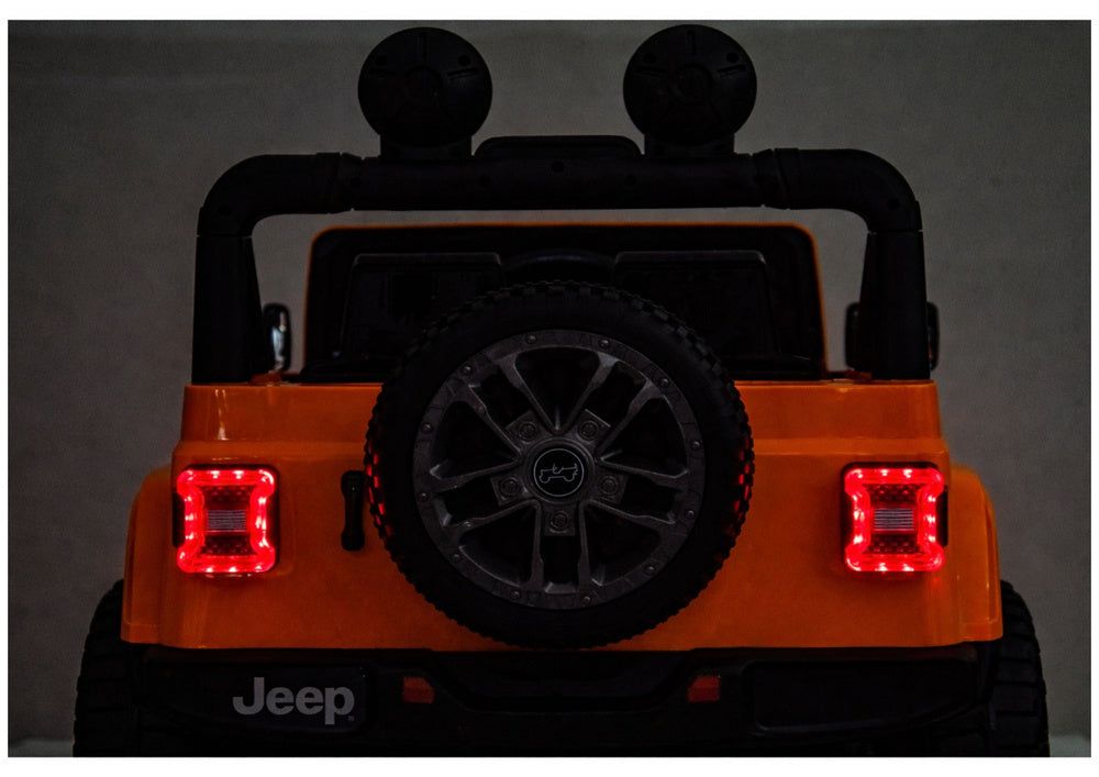 Jeep Rubicon 4x4 Battery-Powered Vehicle DK-JWR556 4x200W 24V Orange – view 17