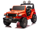 Jeep Rubicon 4x4 Battery-Powered Vehicle DK-JWR556 4x200W 24V Orange – view 2