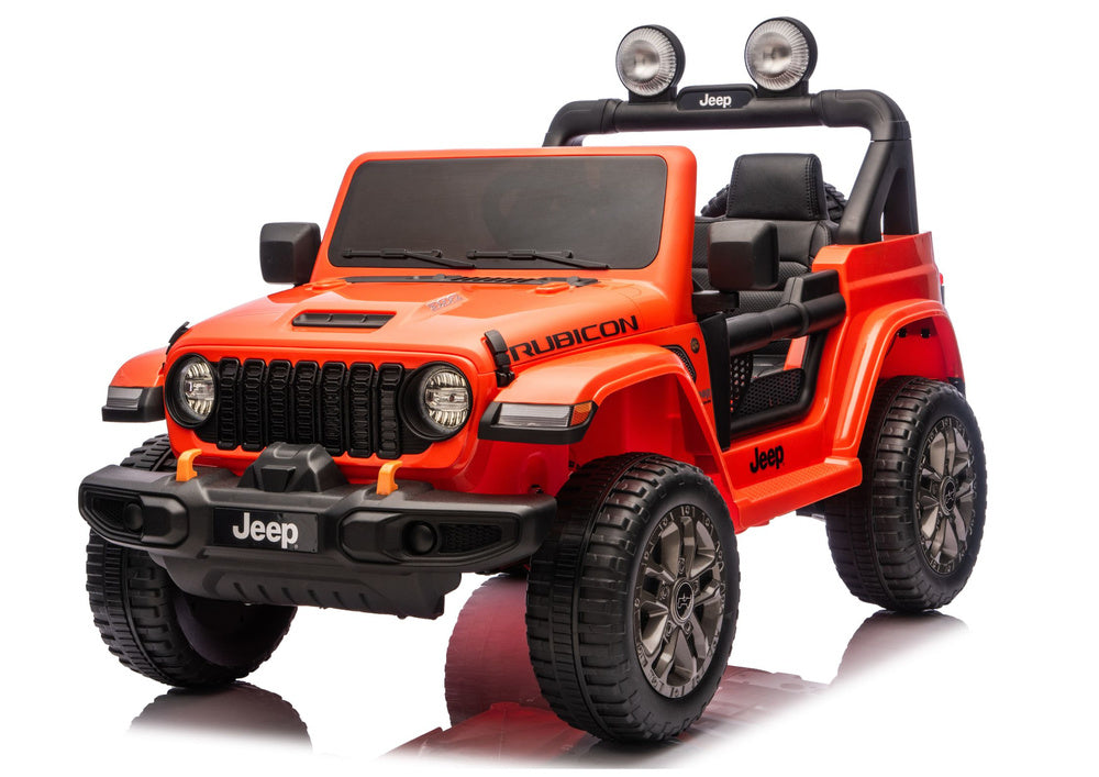 Jeep Rubicon 4x4 Battery-Powered Vehicle DK-JWR556 4x200W 24V Orange – view 2