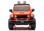 Jeep Rubicon 4x4 Battery-Powered Vehicle DK-JWR556 4x200W 24V Orange – view 3