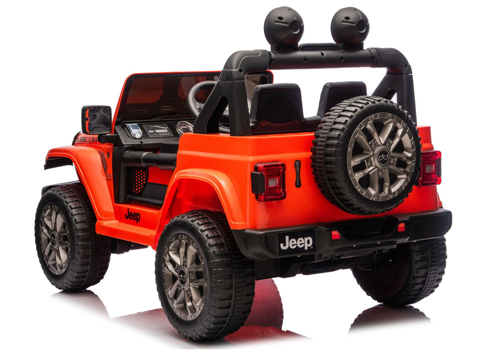 Jeep Rubicon 4x4 Battery-Powered Vehicle DK-JWR556 4x200W 24V Orange – view 5