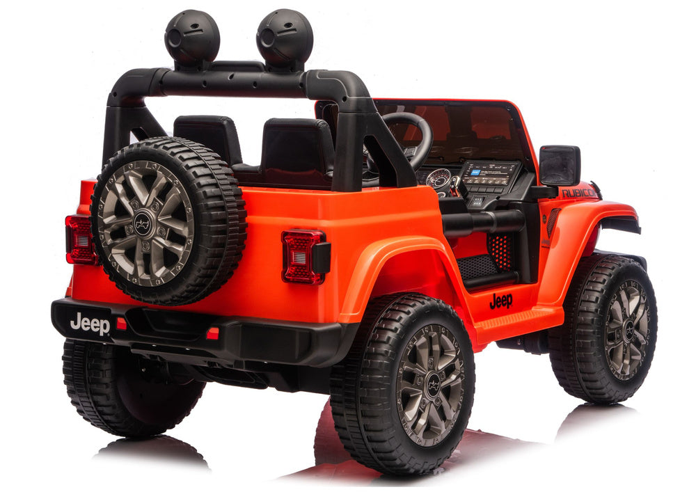 Jeep Rubicon 4x4 Battery-Powered Vehicle DK-JWR556 4x200W 24V Orange – view 6