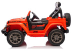 Jeep Rubicon 4x4 Battery-Powered Vehicle DK-JWR556 4x200W 24V Orange – view 8