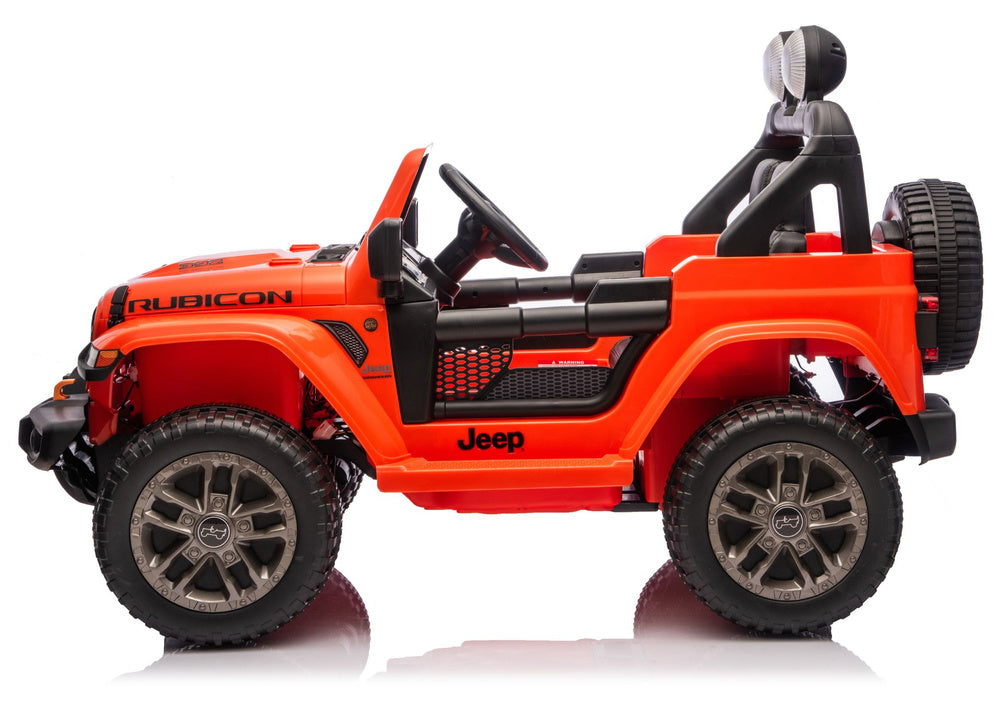 Jeep Rubicon 4x4 Battery-Powered Vehicle DK-JWR556 4x200W 24V Orange – view 8