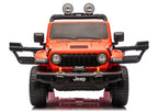 Jeep Rubicon 4x4 Battery-Powered Vehicle DK-JWR556 4x200W 24V Orange – view 9