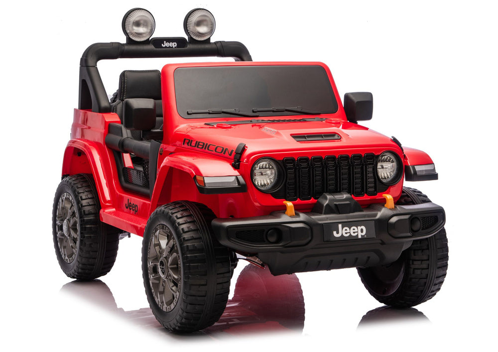 Jeep Rubicon 4x4 DK-JWR556 4x200W 24V Red Battery-Powered Vehicle – Electric Ride-On