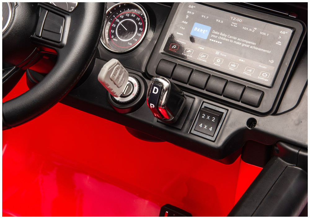 Jeep Rubicon 4x4 DK-JWR556 4x200W 24V Red Battery-Powered Vehicle – view 11