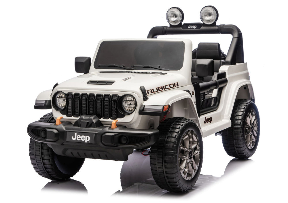 Jeep Rubicon 4x4 DK-JWR556 4x200W 24V White Battery-Operated Vehicle – view 2