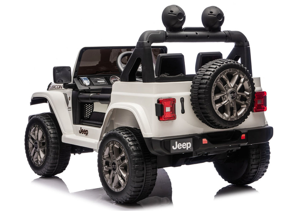 Jeep Rubicon 4x4 DK-JWR556 4x200W 24V White Battery-Operated Vehicle – view 5