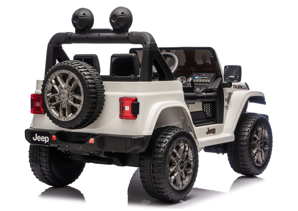 Jeep Rubicon 4x4 DK-JWR556 4x200W 24V White Battery-Operated Vehicle – view 6