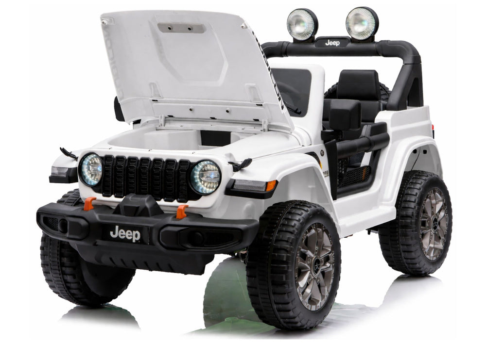 Jeep Rubicon 4x4 DK-JWR556 4x200W 24V White Battery-Operated Vehicle – view 8