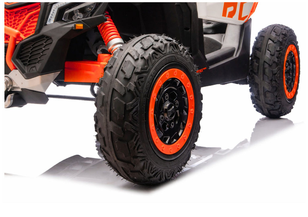 Maverick CAN-AM Turbo RS STRONG AIR Battery-Powered Ride-On Car Orange – view 11