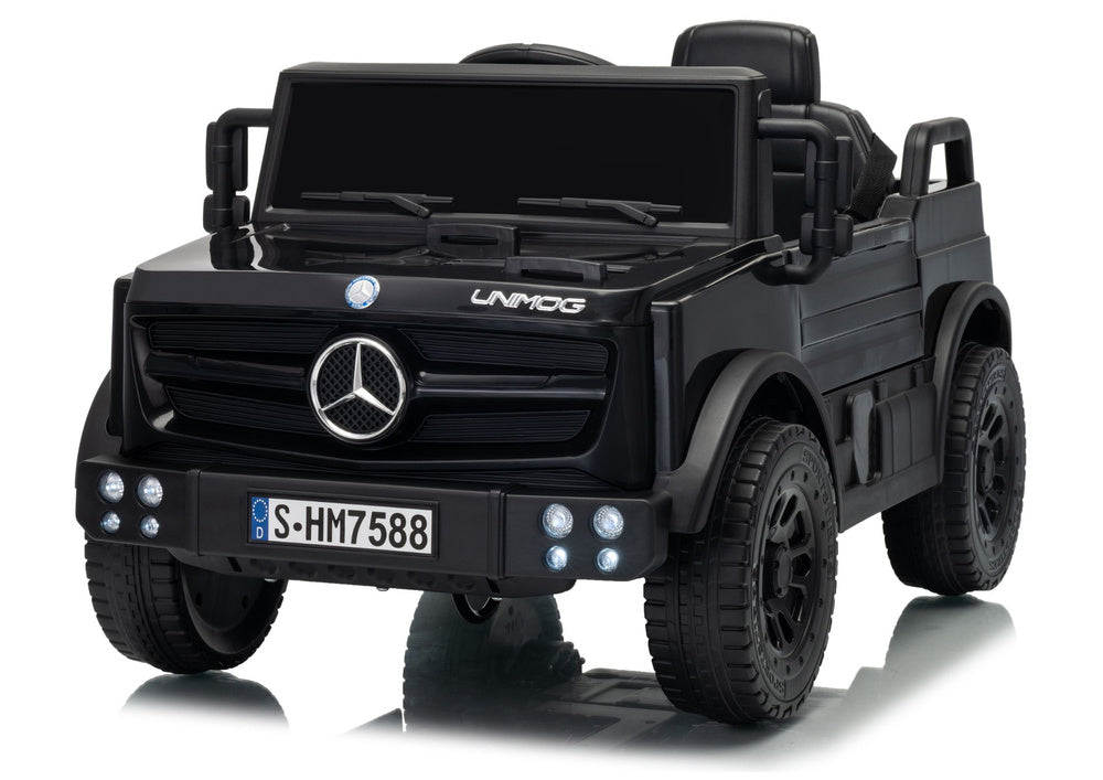 Mercedes Unimog HM7588 6V4Ah Black Battery Car – view 2
