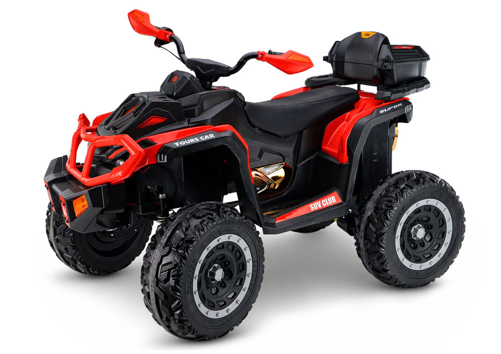 XW-08 4x4 45W Battery-Operated Quad Bike Red – view 2